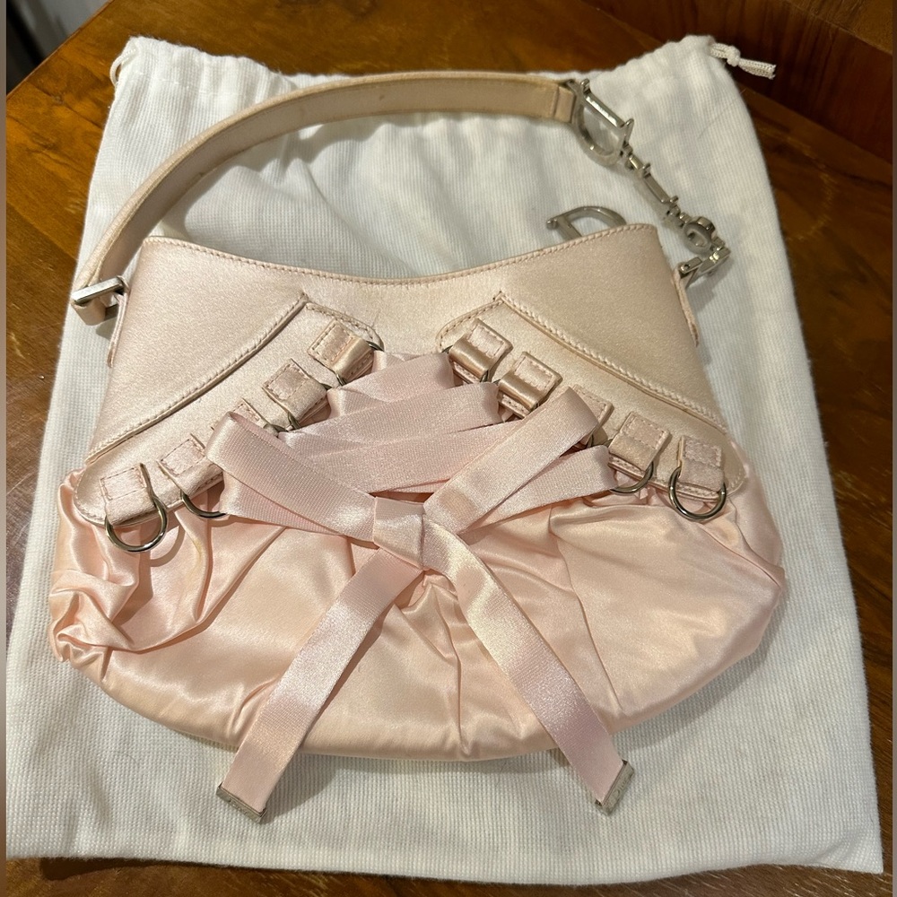 Dior Satin Ballet Corset Bag - Light Pink